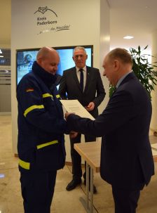THW-Einsatzkräfte erhalten Bundesflutmedaille - Fluthilfe 2021 © Kreis Paderborn